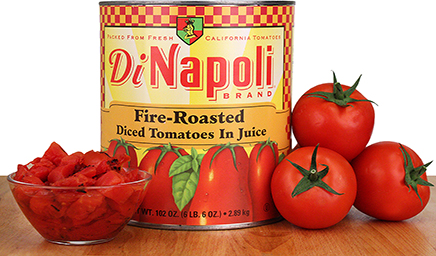 Diced Fire Roasted Can Tomatoes Dinapoli picture