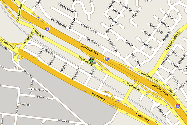 Google Map of warehouse