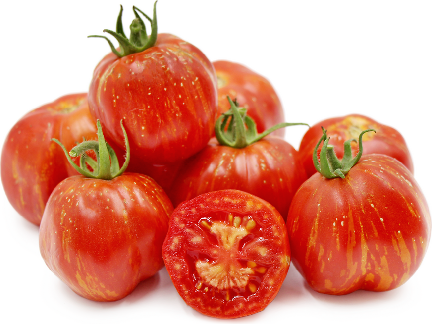 Striped Cavern Heirloom Tomatoes picture