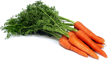 Bunch Nante Carrots picture