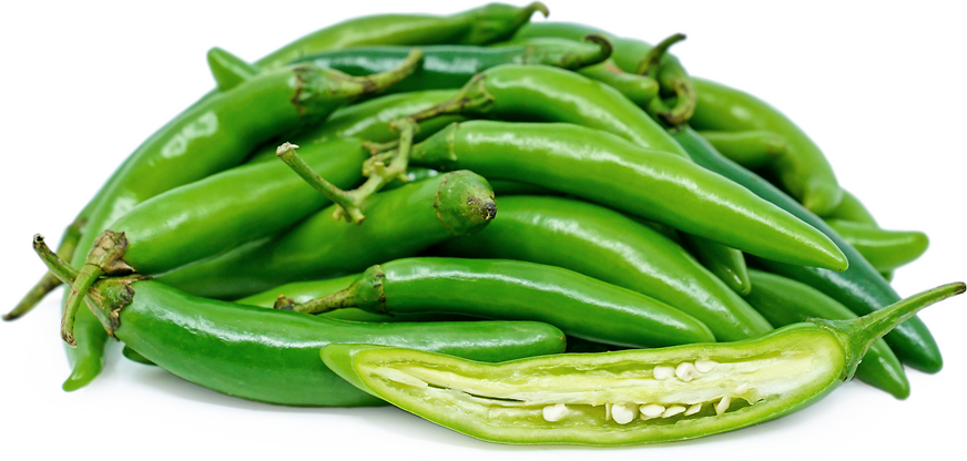 Green Serrano Chile Peppers picture